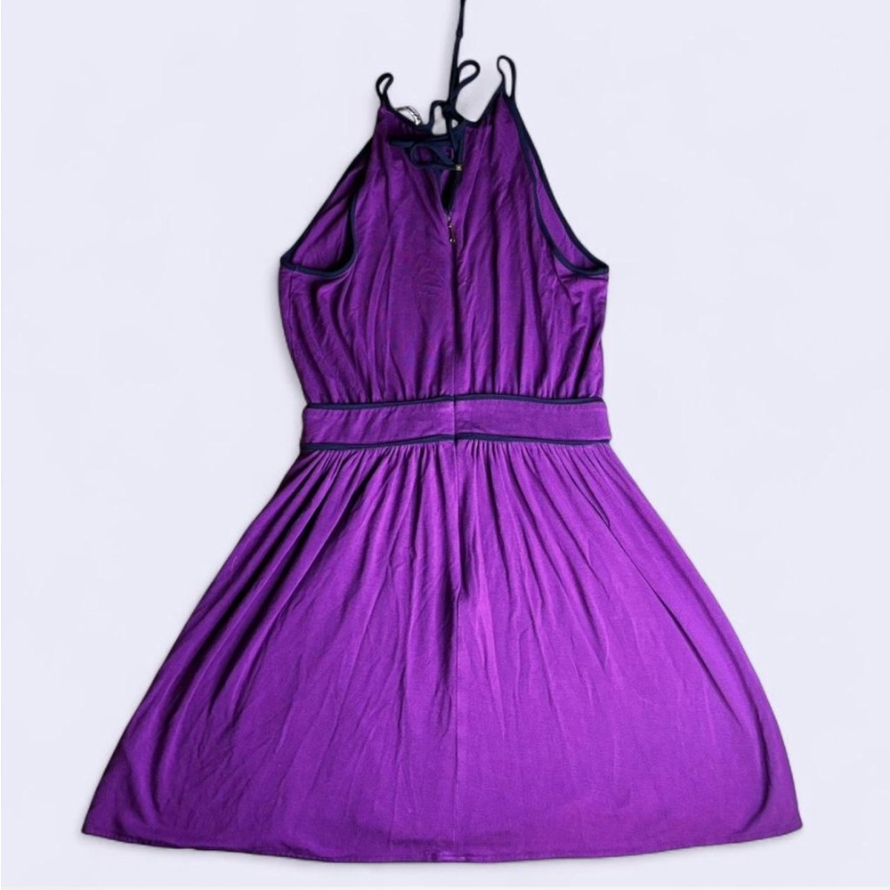 Juicy Couture Purple Halter Mini Dress with 'J' Zipper - Size S - Picture 7 of 7